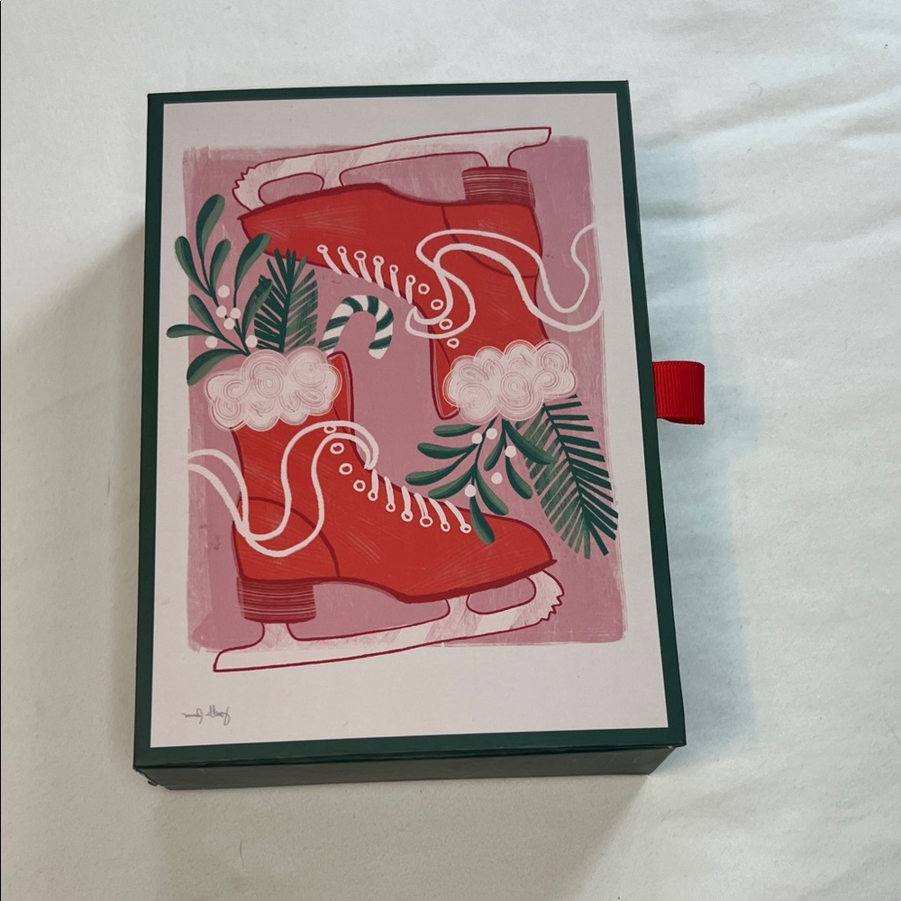 Lux Red and Green Holiday Gift Box